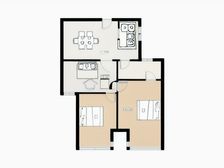 银都商业广场 2室2厅 南