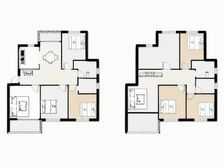 蓬曦园C区大套楼中楼 位置好 好看房