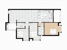 沧江壹品 靓楼层,精装修,三房两卫,沧小旁