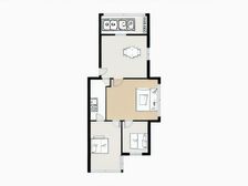 层板楼,公摊小,可以拎包入住,采光好