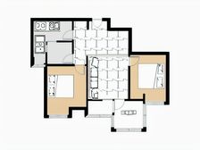 保利西雅图 2+1户型 南向