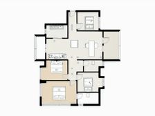 一线江景四房,南北双阳台对流,视野开阔