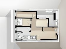 丽日豪庭 精装复式 带天台花园 一层入证 户型方正对流