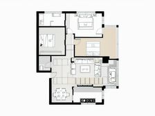 西关张掖路盛世广场十九课桌 精装三室两厅金塔路课桌