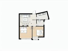 北方月光兰庭 2室1厅 南