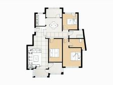 众益三室,轻奢精装修,拎包住看房方便诚心出售