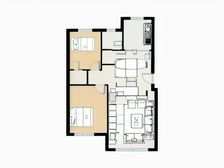 依云溪谷 2室1厅 南 北