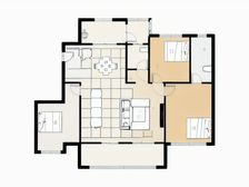 仟坤天朗 3室2厅 南 北