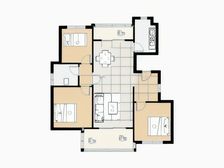 保利瑶湖郡通透大三房小区环境安静 楼间距宽视野无挡