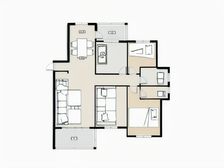 山水半岛 4室2厅 南