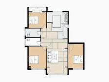 南北通透格局好,户型方正,全明的户型