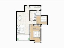 金科天湖美镇 2室1厅 东南