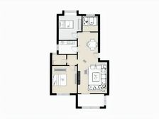 万达旁 万科城一期精装洋房3房 出门就是公园