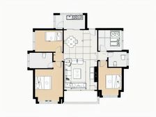 优质大四房,业主诚意出售。毛坯可以根据自己心意装修