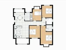 金芙蓉国际广场一期 3室2厅 南