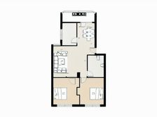 福海路旁东华南 多层三居室 南北通透使用面积大非顶楼