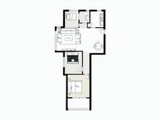 君雅苑自住精装,边套全明户型,不靠高架位置好