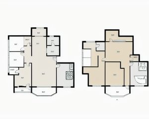 东岸国际二期 5室3厅 南 北