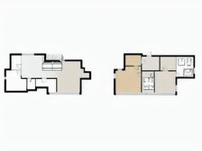 新世界复式三房看山景,采光通风无得顶,前后都有阳台