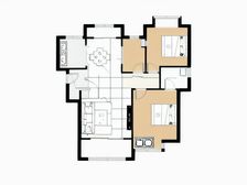 朝阳新城,朝阳天成,毛坯交付,看房方便.