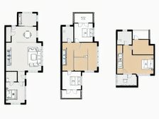 三期临河边套大花园位置好挑空客厅户型正气三南一北