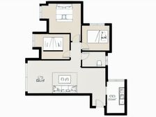 江北区央企 次新盘 大两房大卧室 朝中庭 采光足