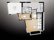 业主诚心出售,户型通透方正,视野无遮挡,带花园。