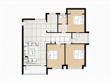 南北通透三居室,业主诚意出售,看房有钥匙。