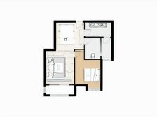 莱山山海路旁,南山丽景,76平米着急卖