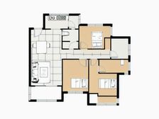 一线看江 朝南 四房二厅二卫 采光通风良好