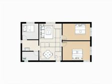 一梯四户,电梯房,大两房,大开间