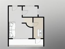 禾祥首府 1室1厅 南