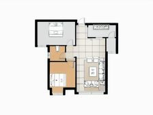 世龙广场 2室2厅 南