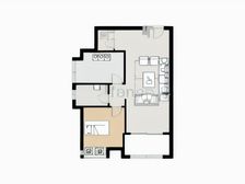 松湖朗苑两房朝南看花园,中高楼层,安静宜居。