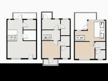 近市区 别墅 带花园 4层 简装