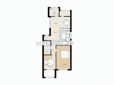 武昌街 无坡 精装南北两室 地铁 劳动公园