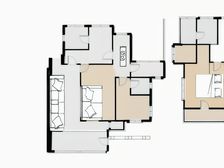 大花园别墅,上下三层,带车库,房东诚心出售。