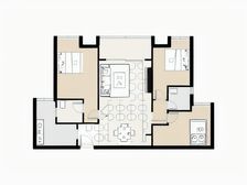 江南新区113平业主精装3室2卫清水价 45万急售