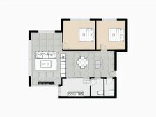 轻轨环线-正大三房 布局合理 带屋顶花园