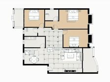 此房通透格局,视野宽阔,楼层好,配套设施齐全 .