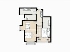 精装修2房 近地铁口 出行方便