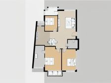 隆泉华庭三室两厅两卫 无坡 南北通透 精装 五明户型