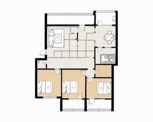 中建二局甲区3室2厅南北