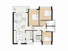 南北对流双阳台,精装修,拎包入住,业主诚意出售