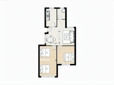 买一层再拥有一层,做了两套房,拎包入住,大融城旁