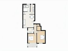 2000年小区,小高层一梯两户南北通,房东诚意出售,看房方便