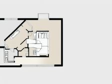 复式多一层 带露台 装修新 改四房 花园中间位