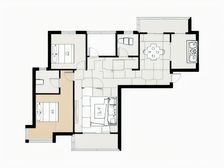 发展大道万达旁边,毛坯三房中高层成心出售