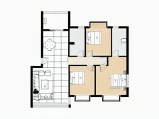 多层的房子不临街不靠道!多层好房