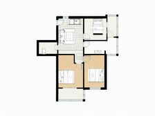 万达集团建筑,结构过硬,非顶层,视野好 户型方正